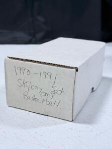 1990-91 SkyBox Basketball Complete 300-Card Set w/ David Robinson, Gary Payton Rookie
