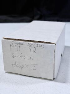 1991-92 NBA Hoops Series I Basketball Trading Card Complete Set (330 Cards, SkyBox)