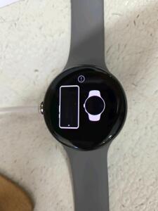Powers on Google Pixel Watch (1st Gen), Stainless Steel, 1.2" AMOLED Display, Wear OS 5.1