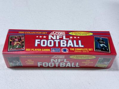 1990 Score NFL Football Complete Set Factory Sealed - 670 Cards Incl. Emmitt Smith Rookie