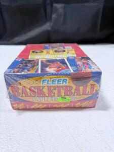 1991 Fleer Basketball Unopened Box - 36 Packs, 14 Cards per Pack, Pro-Visions Inserts