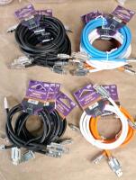 (34) Assorted USB A To Micro Cables & (20) Assorted Electronics Soft Carry / Storage Cases - 4