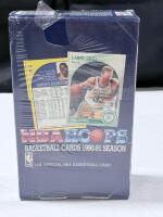 1990-91 NBA Hoops Series 1 Basketball Trading Card Box &ndash; 36 Packs, 540 Cards, Key Rookies