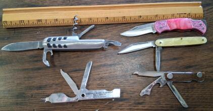 Queen Cutlery Multi-tool Pocket Knife, Stainless Steel and More