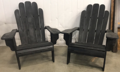 Black Wood Patio Chairs