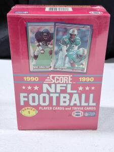 1990 Score NFL Football Series 1 Sealed Box, 36 Packs, Emmitt Smith Rookie, 576 Cards