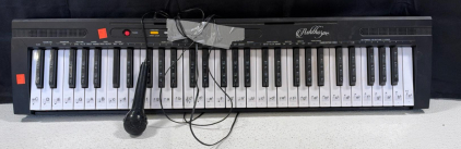 Ashtorpe 61-Key Electronic Piano Keyboard, Model KEY-UNIT-893-BLK, Microphone Included