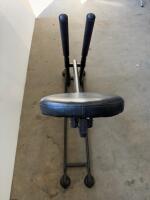The DB Method Squat Machine &ndash; Black, Foldable, Adjustable Seat, 250 lbs Capacity - 2