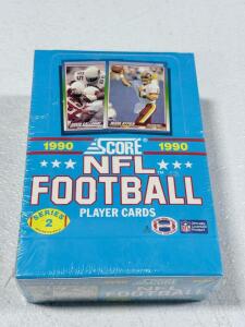 1990 Score NFL Football Series 2 Sealed Box - 36 Packs, 576 Cards, Factory Sealed