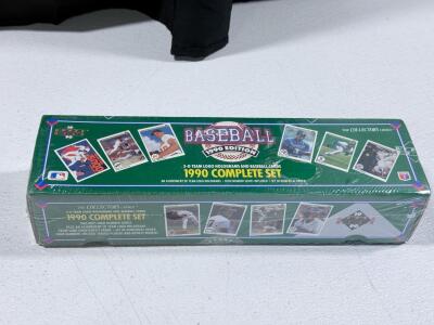 1990 Upper Deck Baseball Complete Set &ndash; 800 Cards, Sealed, Includes Key Rookies