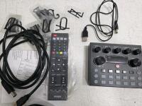 Wacom Intuos Drawing Tablet, RODECaster Pro Mixer, Geevon Pet Clipper, HD Camera, Accessories Lot - 6