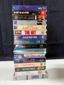 Lot of 44 VHS Movie Tapes &ndash; Warner Bros, Disney, Fox, Comedy, Drama & Action Classics, 1980s&ndash;2000s