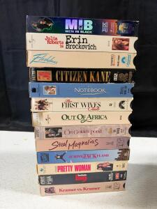 VHS Movie Collection: 39 Tapes Including Classics & Award-Winners