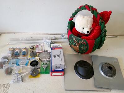 Mixed Lot Plumbing Repair Parts (Danco, Dormont) with Water Heater Kit & Holiday Gift Basket