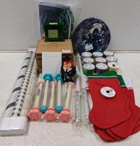 Plastic Swords, Christmas Stockings, Wrapping Paper, Ribbons & Craft Supplies