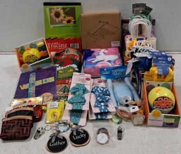 Bubble Makers, Gift Bags, Headbands, Puzzle Book, Toothbrush Case, Accessories