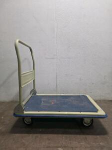Platform Hand Truck, 36" x 24", 1,000 lb Capacity, Steel Frame, Plastic Platform