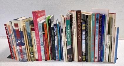 Large Lot of 28 Art, Architecture, and Idaho History Books &ndash; Drawing Techniques, Illustrated Titles