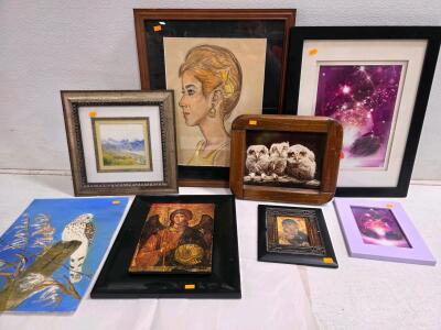 Mixed Lot Framed Artwork and Prints (Drawings, Prints, Photographs, Paintings)