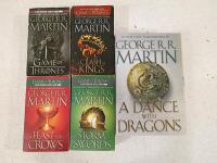 Fantasy & Sci-Fi Paperback Lot: Rothfuss, Martin, Dune, The Expanse, Manga - 2