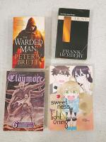 Fantasy & Sci-Fi Paperback Lot: Rothfuss, Martin, Dune, The Expanse, Manga - 6