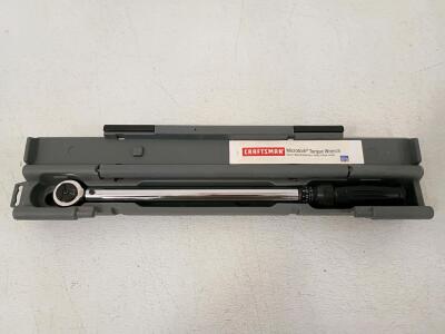 Craftsman 44593 3/8" Drive Microtork Torque Wrench, 25-250 in-lbs, Made in USA