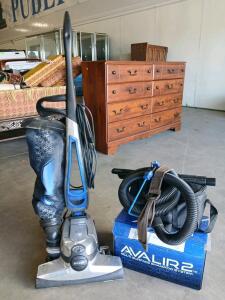 Kirby Avalir 2 Upright Vacuum Cleaner & Multi-Surface Shampoo System with Attachments