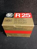 RWS R25 .22 Short Rimfire Ammunition, 500 Rounds, Rapid Fire Pistols, Sinoxid Primer - 2