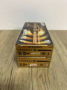 Federal Premium .30-30 Win 150Gr HammerDown & Barnes TSX Rifle Ammo, 20-Round Boxes, Nickel Cases