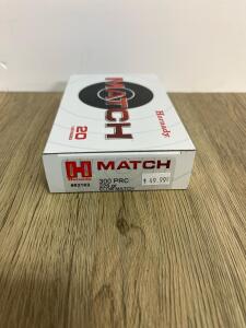 Hornady Match 300 PRC 225Gr ELD Match, 20 Rounds, Factory New, Brass Case, SKU #82162