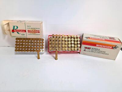 Collectible Remington 5mm Rimfire Magnum 38gr HP & Winchester .22 Hornet 45gr SP Ammo Lot