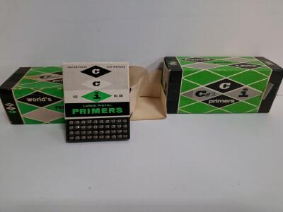 CCI No. 300 Large Pistol Primers, 2000 Count, Non-Corrosive, Vintage Boxes, Lewiston Idaho