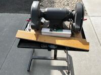 Dayton 2FDB6 8" Variable Speed Bench Grinder, 1.5 HP, 120V, 1800-3450 RPM (Unable To Test, Inspect In Person) (Connex 6) - 4