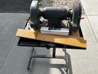 Dayton 2FDB6 8" Variable Speed Bench Grinder, 1.5 HP, 120V, 1800-3450 RPM (Unable To Test, Inspect In Person) (Connex 6) - 5