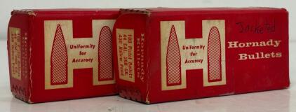 (2) Boxes Hornady .44 Cal 200gr XTP Hollow Point Bullets, 100-Count Box