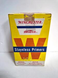 Winchester Western Staynless Large Rifle Primers No. 8&frac12;-120 (K4009P), 1,000 Count Box