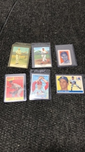 (6) Vintage Baseball Cards 1955-69