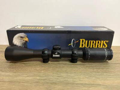 Burris Fullfield II 3-9x40mm Rifle Scope, Duplex Reticle, Matte Black, Rings, Original Box