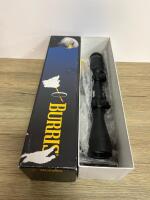 Burris Fullfield II 3-9x40mm Rifle Scope, Duplex Reticle, Matte Black, Rings, Original Box - 3
