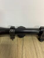 Redfield 10X Rifle Scope, Fixed Power, AO, Duplex Reticle, Serial AB69536, Weaver Rings - 2