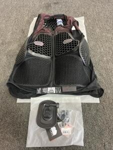 Rockinitor Airvora MTB Armor Vest L/XL, Level 2 Certified, GoPro Mount, Full Spine and Chest Protection (D)