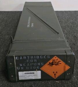 120mm Mortar Cartridge Container, NSN 1315-01-541-0588, for M933A1 Cartridges (Shelf A)