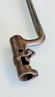 U.S. Model 1873 Socket Bayonet with Scabbard, 21" Overall Length, Triangular Blade - 6