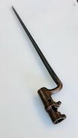 U.S. Model 1873 Socket Bayonet with Scabbard, 21" Overall Length, Triangular Blade - 7