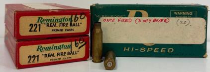 Remington .221 Remington Fireball Brass &ndash; 340 Once-Fired Cases