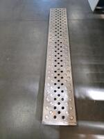 Discount Ramps Aluminum Loading Ramp, 5,000 lb Axle Capacity, 7 ft Length, Punched Surface