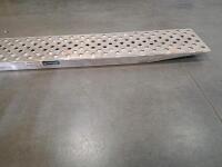 Discount Ramps Aluminum Loading Ramp, 5,000 lb Axle Capacity, 7 ft Length, Punched Surface - 2