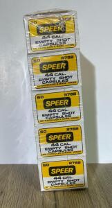 Speer 8782 .44 Caliber Empty Shot Capsules, 125 Count