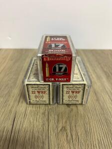 Hornady 17 HMR 17 GR V-MAX & CCI 22 WRF Ammunition &ndash; 150 Rounds Total
