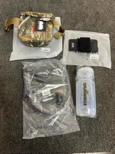 West Slope Hydration Kit Bundle, 40oz Reservoir, Camo Bino Case, 21oz Bottle, Holster (D)